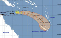 La Nouvelle-Calédonie sous la menace de la dépression Lucas