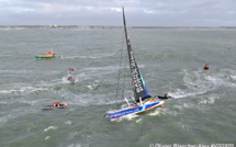 Vendée Globe: arrivée de Clarisse Crémer, première femme au classement