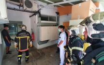 ​Le scanner de l'hôpital de Uturoa prend feu