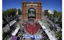 Un "coeur" de Greenpeace pour créer un sanctuaire dans l'Arctique