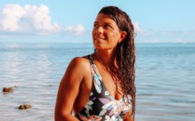 ​Marjorie Rinati annule son tour de Moorea à la nage en raison du mauvais temps