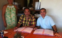 Signature de convention de crédit entre la commune de Nuku Hiva et l’Agence Française De Développement