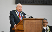 Gaston Flosse : "consacrer les dernières années de ma vie à la terre que j'aime"