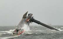 Un navire chavire au large de la Louisiane, une douzaine de personnes disparues