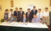 Projet aquacole: Teari Alpha signe une convention tripartite avec la Shanghai Ocean University et la société Jingmin