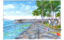 Une promenade piétonne à Motu Uta