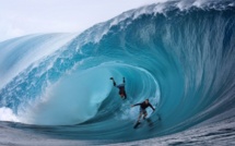 Images: Du "très lourd"  ce week-end à Teahupoo