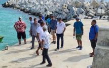 René Temeharo en visite de chantiers à Rimatara