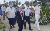 Arrivée de Sébastien Lecornu à Bora Bora