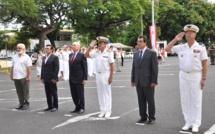 Cérémonie organisée à l'occasion du 73 ème anniversaire de l'Appel du 18 juin 1940 du Général de Gaulle