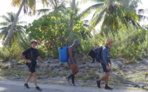 Le défi sportif du tour de Rangiroa victime de la houle