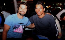 Aux roulottes avec Bixente Lizarazu: Rencontre.