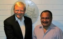 Kevin Rudd en visite officielle en Papouasie-Nouvelle-Guinée