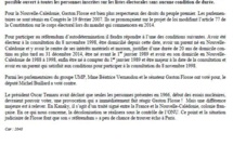 Communiqué du Tavini: " Rérendum en Kanaky :  Flosse d’accord pour 20 ans de présence"