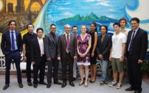 Michel Leboucher rencontre les étudiants polynésiens en métropole