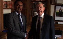 Politique maritime :  Tearii Alpha rencontre le secrétaire général de la mer, Michel Aymeric