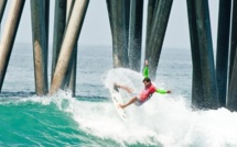 Surf-Vans US Open of Surfing, Michel Bourez passe le round 1.