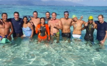 Tahiti-Moorea à la nage : défi réussi