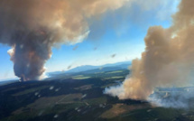 Canicule: les incendies font rage dans l'Ouest du Canada et en Californie