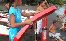 Centre de loisirs de Papeete: Initiation aux gestes de sauvetage en mer et randonnée en paddle