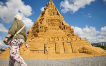 Le plus haut château de sable au monde construit au Danemark