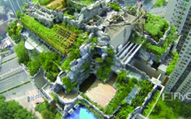 Curieux chantier de démolition au sommet d'une tour de Pékin (vidéo)