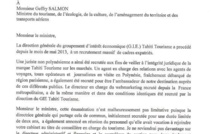 Gie Tahiti Tourisme: Jacqui Drollet fustige Geffry Salmon