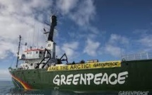 Le brise-glace de Greenpeace quitte l'Arctique, menacé par la Russie