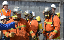 Simulation d’incendie sur un poste électrique majeur à Tipaerui