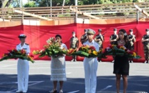 Commémoration du rattachement de la Polynésie Française à la France libre le 2 septembre 1940
