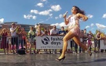 Le 100 m en talons aiguilles et une chèvre sur un skate-board, cru 2014 du Guinness