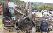 Enième nettoyage du lagon de Puna'auia : 5,6 tonnes de misère humaine