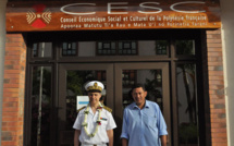 Visite protocolaire du Haut-Commissaire Lionel Beffre au CESC