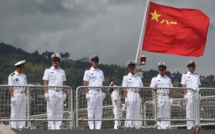 Deux navires de la Marine chinoise en escale à Papeete