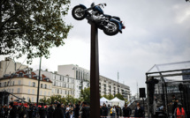 Des bikers, des fans, une statue: journée d'hommage à Johnny Hallyday