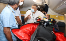 Evacuation sanitaire de huit patients Covid vers Paris