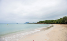 Covid: les touristes profitent de la réouverture des plages en Martinique