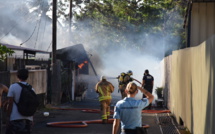 Un incendie détruit quatre maisons à Arue
