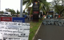 Social: Barrage filtrant à l'hôpital du Taone