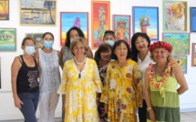 "Le regard" par les artistes du collectif Te Anuanua art