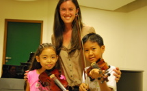 Première audition classique au conservatoire: Les petits violonistes en vedette !