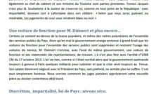 Communiqué de l'UPLD:  "Gaston Flosse ordre et désordre"