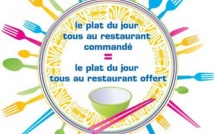 Opération "Tous au restaurant", 2ème édition du 18 au 23 novembre