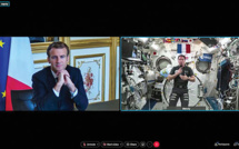 Pesquet décrit à Macron les dégâts climatiques sur Terre