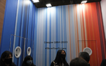 COP26: les "bandes du climat", symbole alarmant de 170 ans de réchauffement