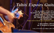 Casting: Le Tahiti Espoirs Guitare est de retour