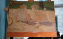 Un rarissime tableau signé Gainsbourg aux enchères