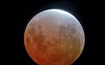 ​La Lune éclipsée