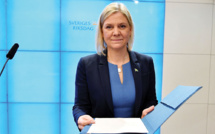 Suède: Andersson élue dans la douleur première cheffe du gouvernement