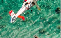 Un marin salvadorien blessé évacué par hélicoptère